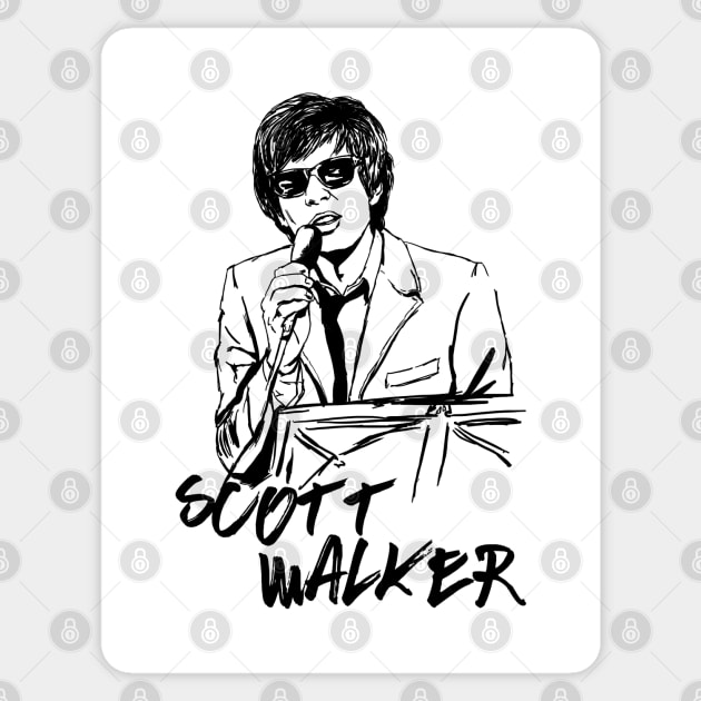 Scott Walker Sticker by ThunderEarring